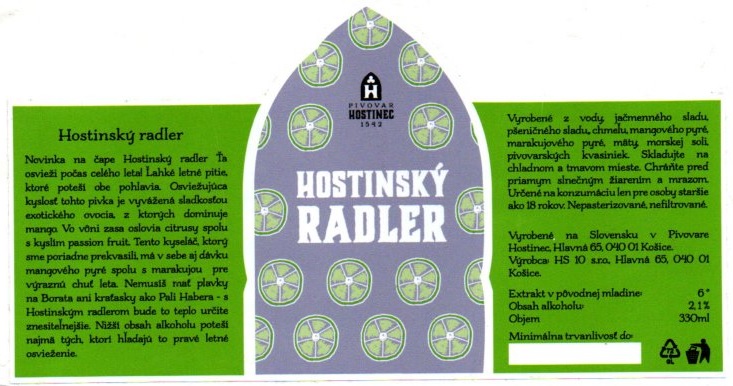 Hostinsky radler