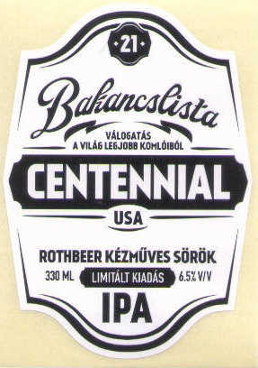 Bakancslista Centennial