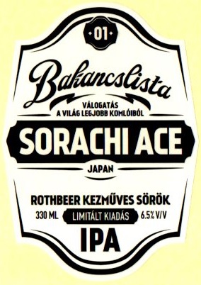 Bakancslista Sorachi Ace