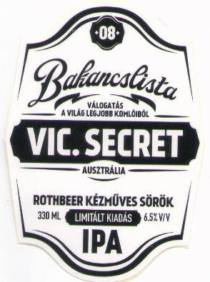 Bakancslista Vic Secret