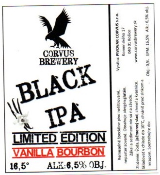 Black Ipa Vanilla Bourbon